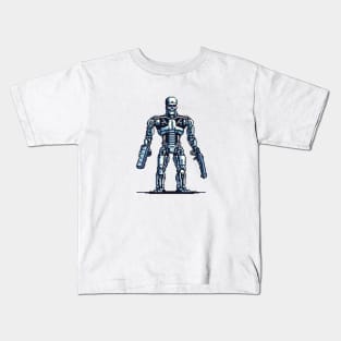 The Terminator 8Bit Kids T-Shirt